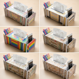 GoPack DIY 創意收納面紙盒｜白色質感底・想畫就畫・髒了照樣好擦