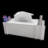 GoPack DIY 創意收納面紙盒｜白色質感底・想畫就畫・髒了照樣好擦