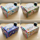 GoPack DIY 創意收納面紙盒｜白色質感底・想畫就畫・髒了照樣好擦