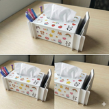 GoPack DIY 創意收納面紙盒｜白色質感底・想畫就畫・髒了照樣好擦