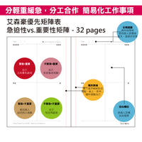 活頁石頭紙補充包-A5-6孔綜合款104頁